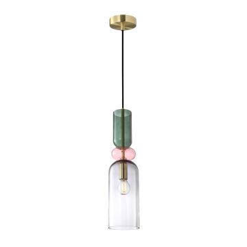Italux Manso PND-37462D-MC-GD Visilica 1x40W/E14 IP20