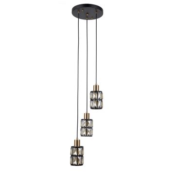 Italux Menfi PND-44236-3-BK-GD Visilica 3x40W/E27 IP20