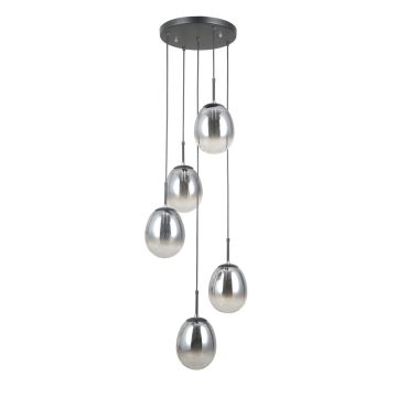 Italux Meolo PND-40825-5-BK Visilica 5x40W/E14 IP20