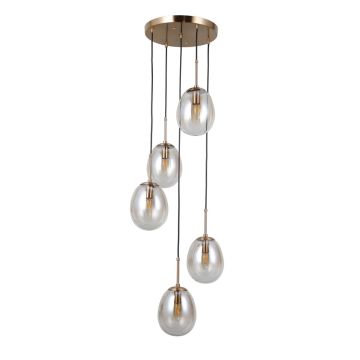 Italux Meolo PND-40825-5-GD Visilica 5x40W/E14 IP20