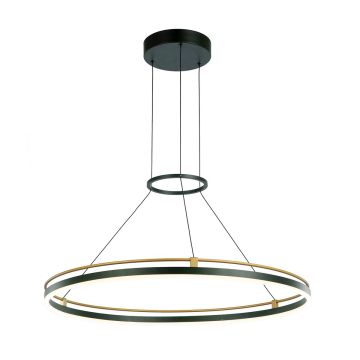 Italux Merlot PND-54638R-28W-3K-BK-GD Visilica 1x28W/LED 3000K 1500lm IP20