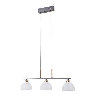 Italux Montiela PND-34374-3-BK Visilica 3x15W/LED 3000K 772lm IP20