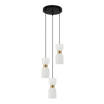 Italux Monza PND-57602-3-BK+BRO Visilica 3x40W/E27 IP20