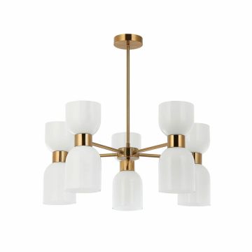 Italux Monza PND-57602-5-BRO Luster 10x40W/E27 IP20