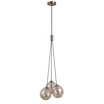 Italux PERLOS PND-54456-3-HB-AMB Visilica 3x5W/G9 IP20