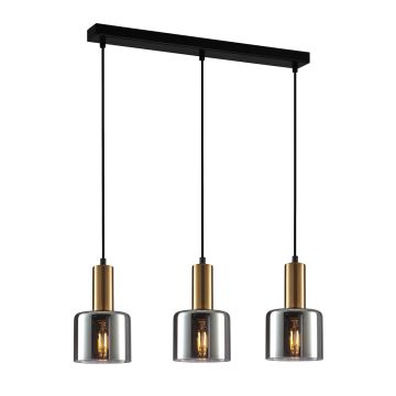 Italux SANTIA PND-65342-3-BRO+SG Visilica 3x40W/E27 IP20