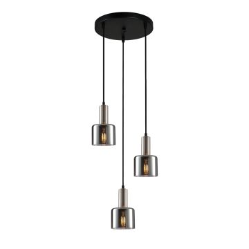 Italux SANTIA PND-65342-3A-SC+SG Visilica 3x40W/E27 IP20