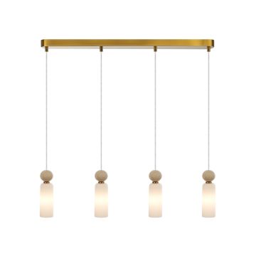 Italux Santos PND-95331-4-BRSS Visilica 4x40W/G9 IP20