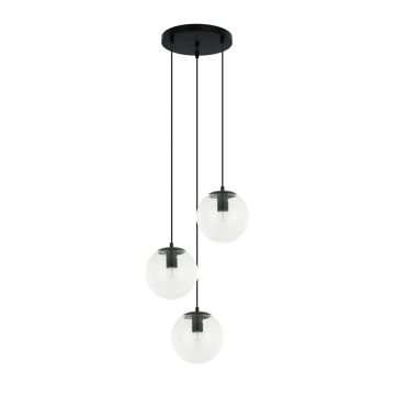 Italux Sarpo PND-58867-3S-BK Visilica 3x40W/E27 IP20