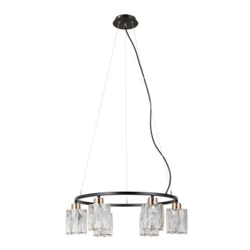 Italux Simona PND-40814-6-BK-HBR Visilica 6x40W/E14 IP20