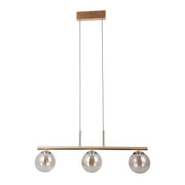Italux Velada PND-34381-3-HBR Visilica 3x15W/LED 3000K 610lm IP20