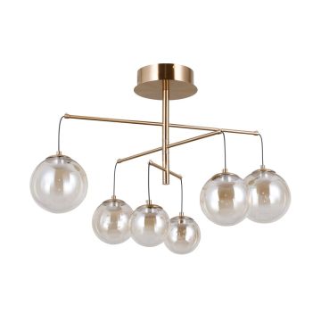 Italux Velada PND-34381-6-HBR Stropna svjetiljka 6x30W/LED 3000K 2010lm IP20