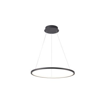 Italux Vinola PND-56135B-040RPC-BK-3KS4K Visilica 1x24W/LED 3000K|4000K 1920lm IP20