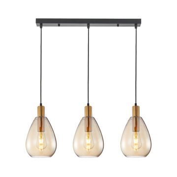 Italux Zulo PND-27812-3-BRO-AMB Visilica 3x40W/E27 IP20