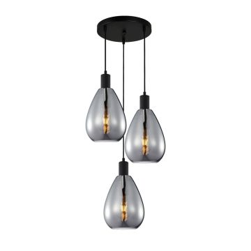 Italux Zulo PND-27812-3A-BK-SG Visilica 3x40W/E27 IP20