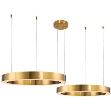 Step Into Design CIRCLE 2in1 ST-8848-60+80 brass Visilica 2x72W/LED 3000K 6840lm IP20