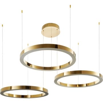 Step Into Design CIRCLE 3in1 DN924-80+80+80 gold Visilica 3x112W/LED 3000K 10640lm IP20