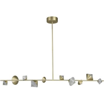 Step Into Design CONE ST-10307-130 gold Stropna svjetiljka 3x33W/LED 3000K 2640lm IP20