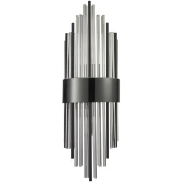 Step Into Design DRACO ST-88003W-M black Zidna svjetiljka 2x20W/E14 IP20