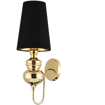 Step Into Design QUEEN MB-8046-18 black gold Zidna svjetiljka 2x40w/E27 IP20