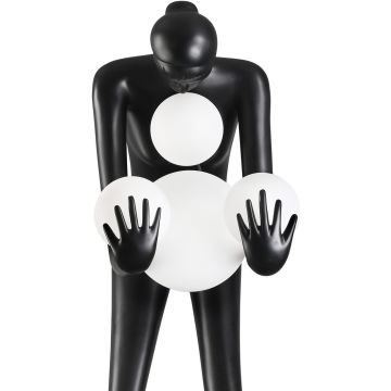 Step Into Design WOMAN DN433-F black Podna svjetiljka 4x40w/E27 IP20