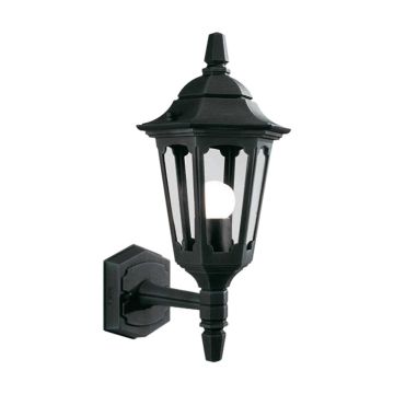 Elstead Lighting PARISH PRM1-BLACK Zidna svjetiljka 1x60W/E27 IP44