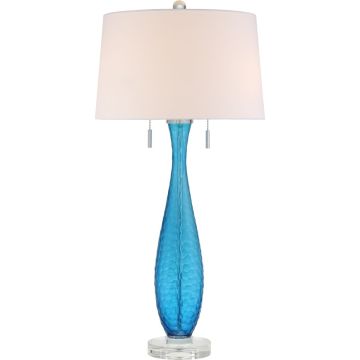 Quoizel OCEAN BLUE QZS-Q2314T Stolna svjetiljka 2x60W/E27