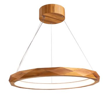 Quintiesse Angular QN-ANGULAR-RING-LED-80-TEAK Visilica 1x29W/LED 3000K 1685lm IP20