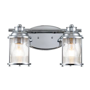 Quintiesse ASHLAND BAY QN-ASHLANDBAY2-PC-BATH Zidna svjetiljka 2x60W/E27 IP44