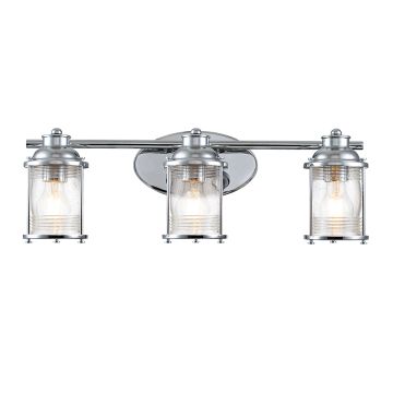 Quintiesse ASHLAND BAY QN-ASHLANDBAY3-PC-BATH Zidna svjetiljka 3x60W/E27 IP44
