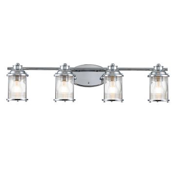 Quintiesse ASHLAND BAY QN-ASHLANDBAY4-PC-BATH Zidna svjetiljka 4x60W/E27 IP44
