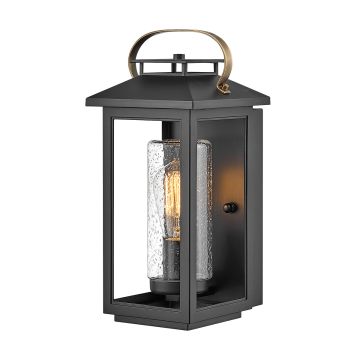 Quintiesse ATWATER QN-ATWATER-S-BK Zidna svjetiljka 1x60W/E27 IP44