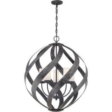 Quintiesse BLACKSMITH QN-BLACKSMITH-5P-OBK Visilica 5x40W/E14 IP44