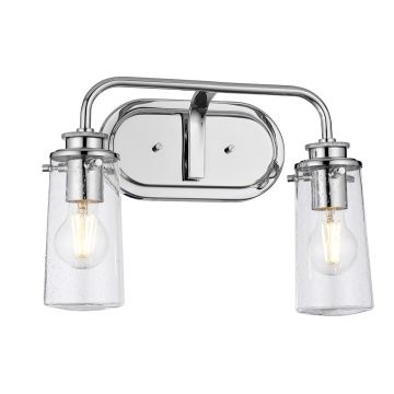 Quintiesse BRAELYN QN-BRAELYN2-PC Zidna svjetiljka 2x40W/E27 IP44