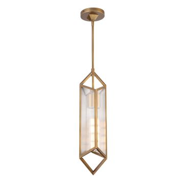 Quintiesse Cairo QN-CAIRO-1P-VBS-CR lampa wisząca 1x60W/E27 IP20