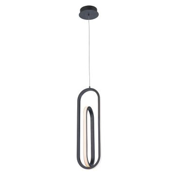 Quintiesse Demark QN-DEMARK-1P-BK Visilica 1x28W/LED 3000K 1000lm IP20