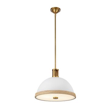 Quintiesse Doral QN-DORAL-P-M-WHT lampa wisząca 2x60W/E27 IP20