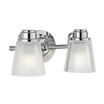 Quintiesse HUDSON QN-HUDSON2-BATH Zidna svjetiljka 2x3,5W/G9 3000K 640LM IP44