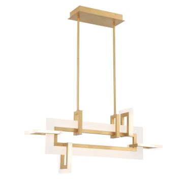 Quintiesse Inizio QN-INIZIO-LP-S-BG Stropna svjetiljka 1x46W/LED 3000K 2086lm IP20