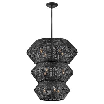 Quintiesse Luca QN-LUCA-10P-BK-BK żyrandol 10x40W/E14 IP20