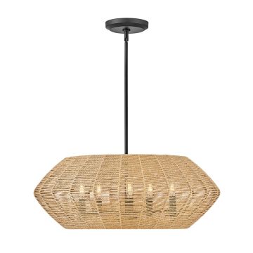 Quintiesse Luca QN-LUCA-5P-M-BK-CAM lampa wisząca 5x40W/E14 IP20