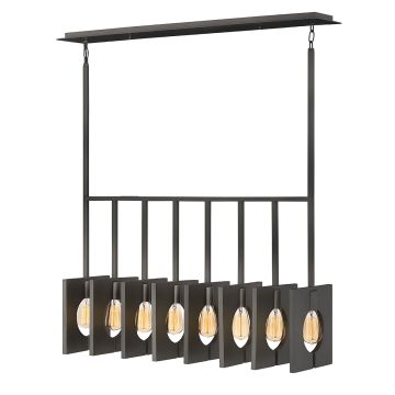 Quintiesse LUDLOW QN-LUDLOW8-GR Visilica 8x60W/E27