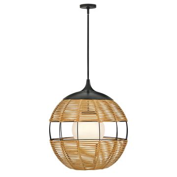 Quintiesse Maddox QN-MADDOX-P-M-BK-CAM lampa wisząca 1x60W/E27 IP44