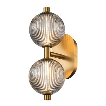 Quintiesse Palmas QN-PALMAS-2W-BG Zidna svjetiljka 1x18W/LED 3000K 1361lm IP44