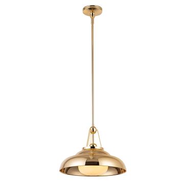 Quintiesse Palmetto QN-PALMETTO-P-M-PB lampa wisząca 1x60W/E27 IP20