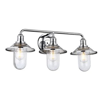 Quintiesse RIGBY QN-RIGBY3-BATH-PC Zidna svjetiljka 3x40W/E27 IP44