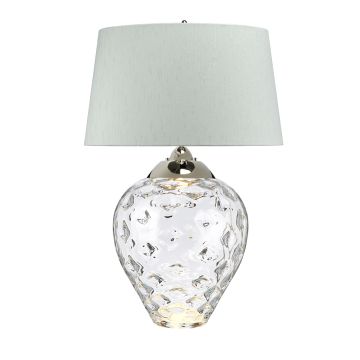 Quintiesse SAMARA QN-SAMARA-TL-LRG-CLR Stolna svjetiljka 1x60W/E27+1x7W/GU10 3000K 620LM