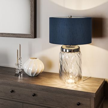 Quintiesse SOLA QN-SOLA-TL-L-BLU Stolna svjetiljka 1x60W/E27 3000k 720LM
