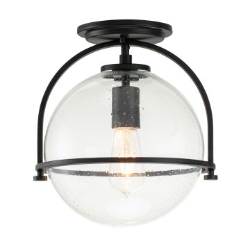 Quintiesse SOMERSET QN-SOMERSET-F-C-BK Stropna svjetiljka 1x60W/E27