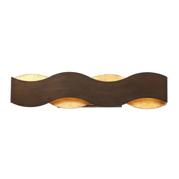 Quintiesse Vaughan QN-VAUGHAN-1W-BRZ-GD Zidna svjetiljka 1x35W/LED 3000K 1100lm IP20